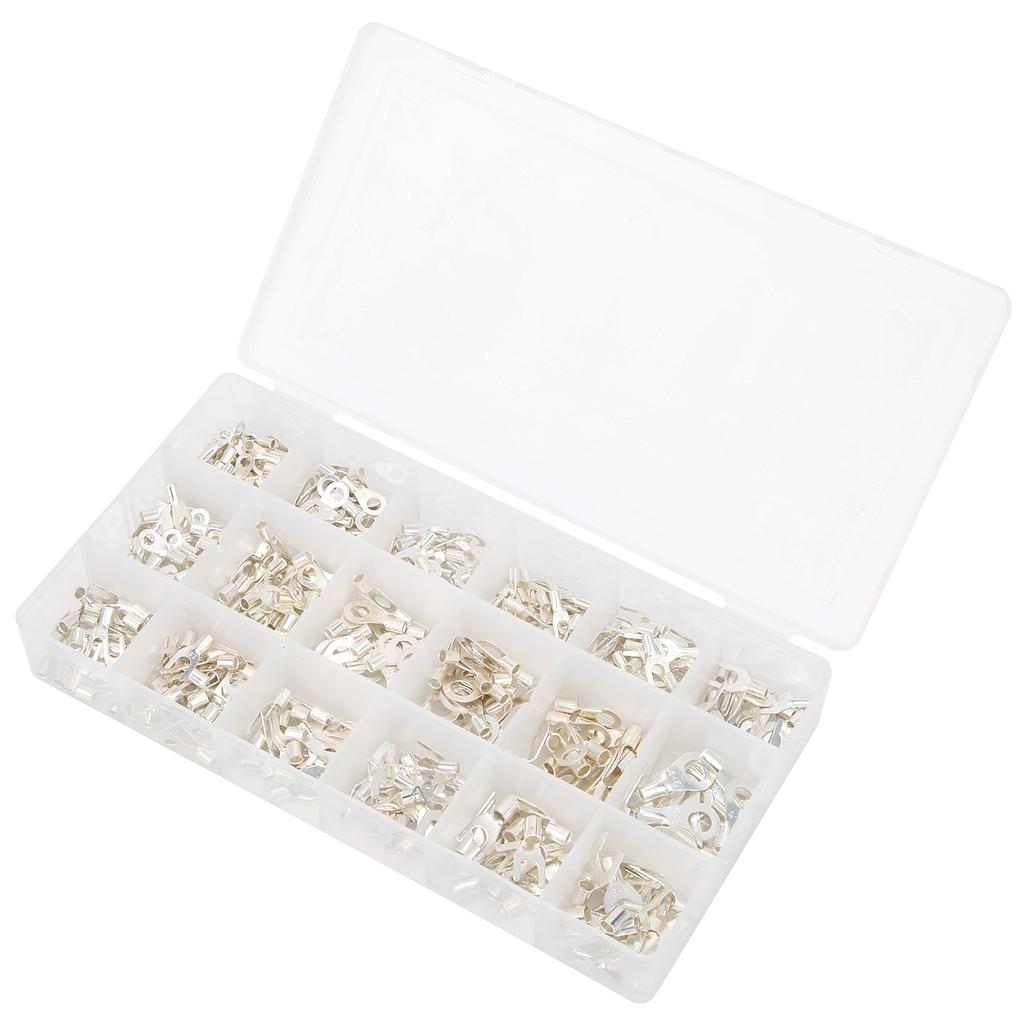 420Pcs Wire Lugs  Terminals Set Cold Crimping Electrical Cable Connector Boxed