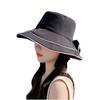 Summer Sun Protection Hat With Large Brim And Butterfly Bow For Women