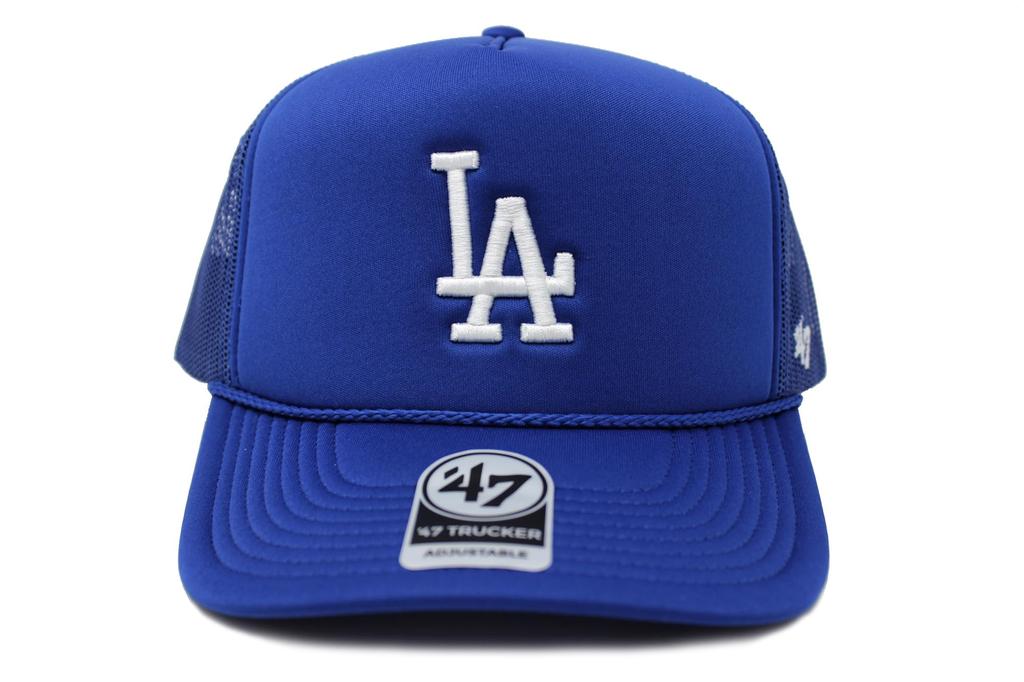 47 Brand 47 Foam Front Trucker Mesh Cap, MLB Los Angeles Dodgers