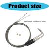 Throttle and Idle Cable Set Idle Cable with 90° Elbow Fitting 56579-02A for Davidson FXST FLST FLT XL Replacement Part