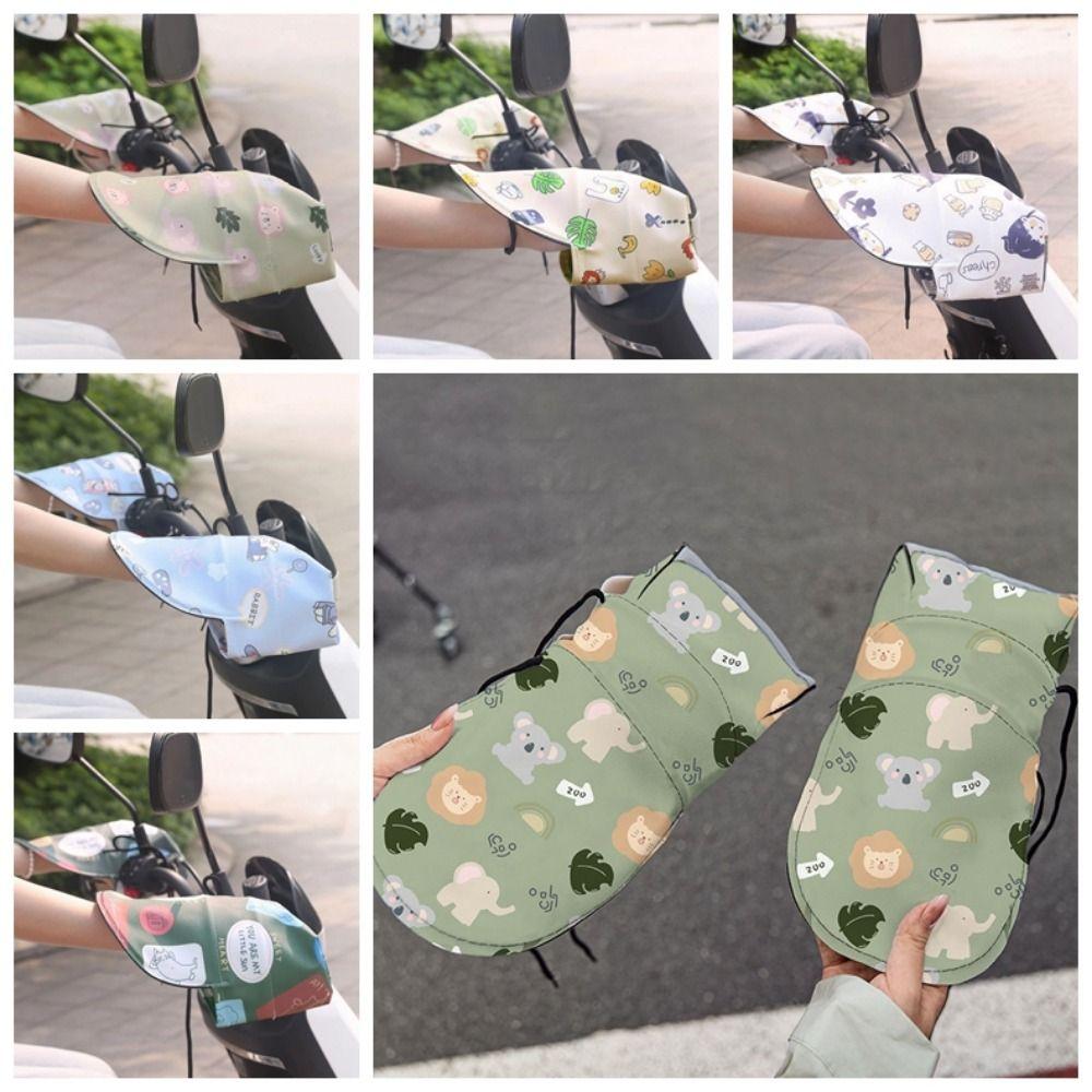 Waterproof Motorcycle Handlebar Gloves Breathable Scooter Sunshade Cover  Electric Vehicle