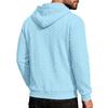 Men's Knit Half Zipper Hoodie Casual Long Sleeve Drawstring Pullover Sweater Solid Color Knitted Hooded Tops for Men Daily Streetwear Sweatshirt