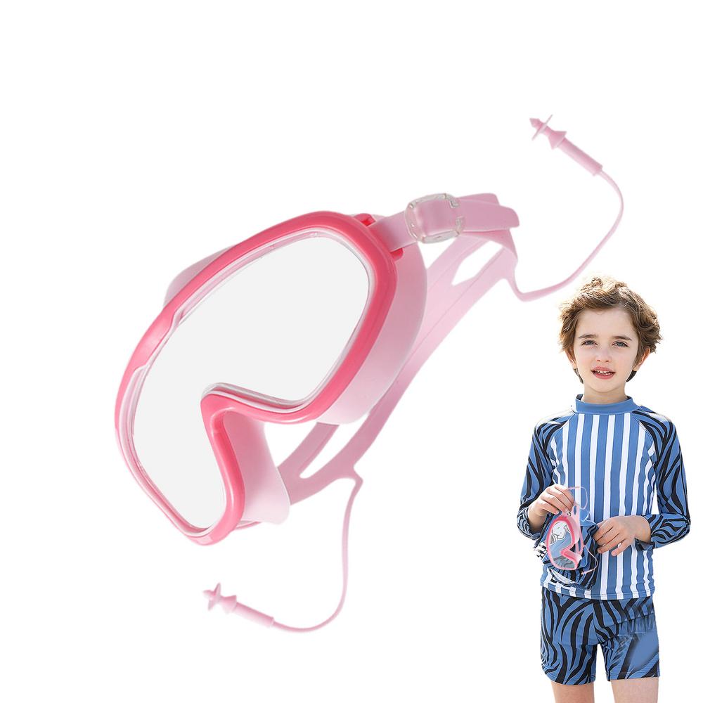 Children Swim Goggles Child Swim Goggles Anti-Fog 180 Degree Goggles Clear View Kids Snorkel Gear PC Lenses Goggles For Youth