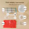Penguin Group Disposable Thickened Plastic Dinnerware Set