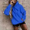 European & American Women's Autumn/Winter Hooded Sweatshirt: Long Sleeve, Loose Fit, Casual Top