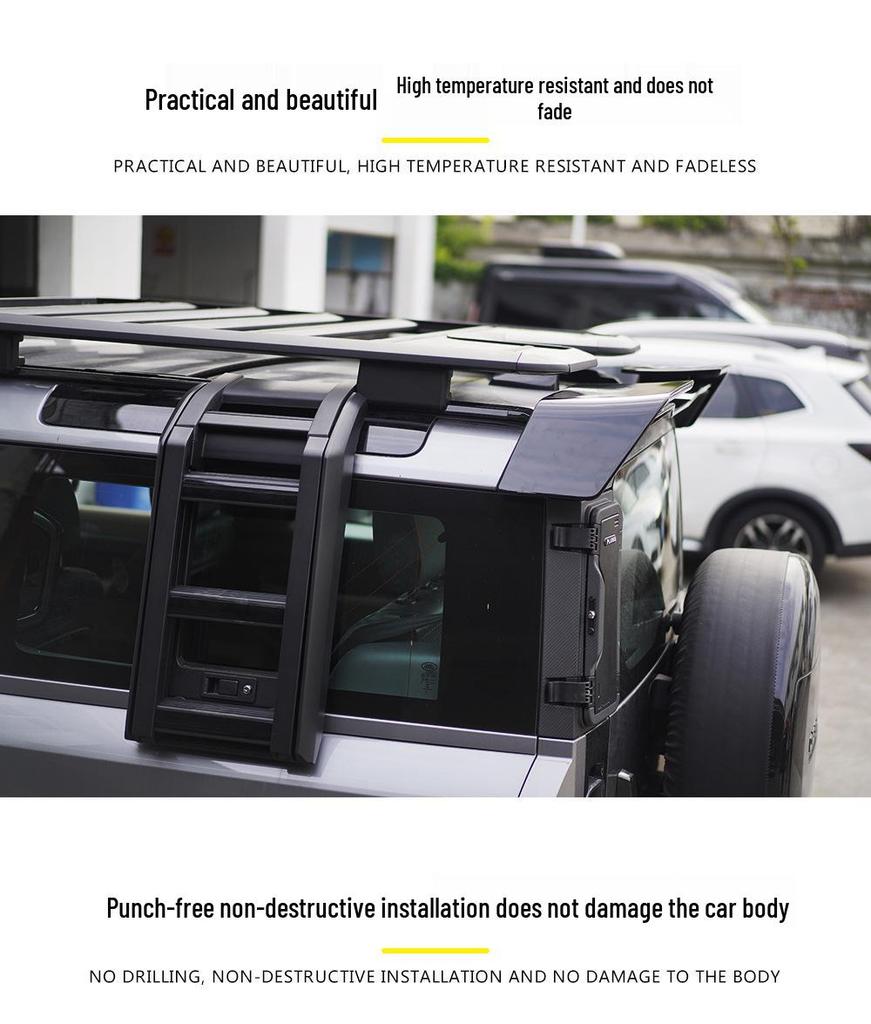 Land Rover Defender 90/110 High-Performance Double-Layer Rear Wing Spoiler.