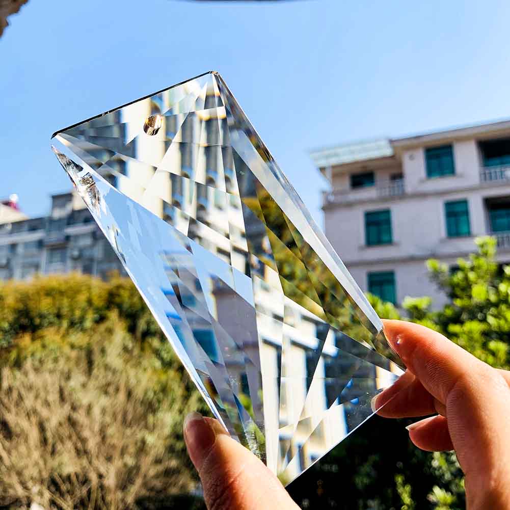 

120 мм Suncatcher Crystal Prism люстра подвеска украшение для вечеринки стеклянное искусство граненый подвесной Xms 5 дюймов домашний свадебный декор