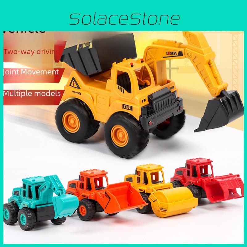 Excavator Inertia Large Dump Truck Set Toys Interactives Parts Plays Skills