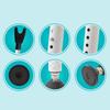 Adjustable Security Door Jammer Heavy Duty Door Stopper Door Stoppers Anti-Theft Bar  Hotel Room