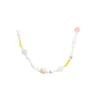 Colorful Crystal Beaded Necklace: Light Luxury Xiaohongshu Style Fresh Clavicle Chain for Women
