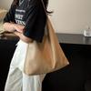 Simple Bag Commuter Tote Bag Women's New Trendy Solid Color Texture Shoulder Bag Popular Underarm Bag