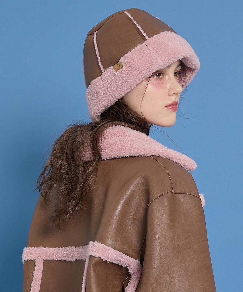 WAIKEI Artificial Mustang Bucket Hat Brown