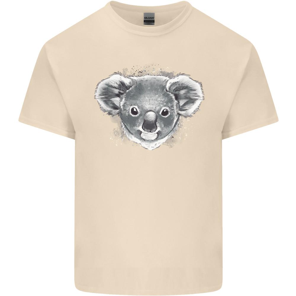 A Koala Bear Head Mens Light Cotton T-Shirt Unisex T-Shirt M