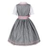 Spring/Summer 2025 European and American Women's Maid Costume Beer Girl Lace-Up Dress Set