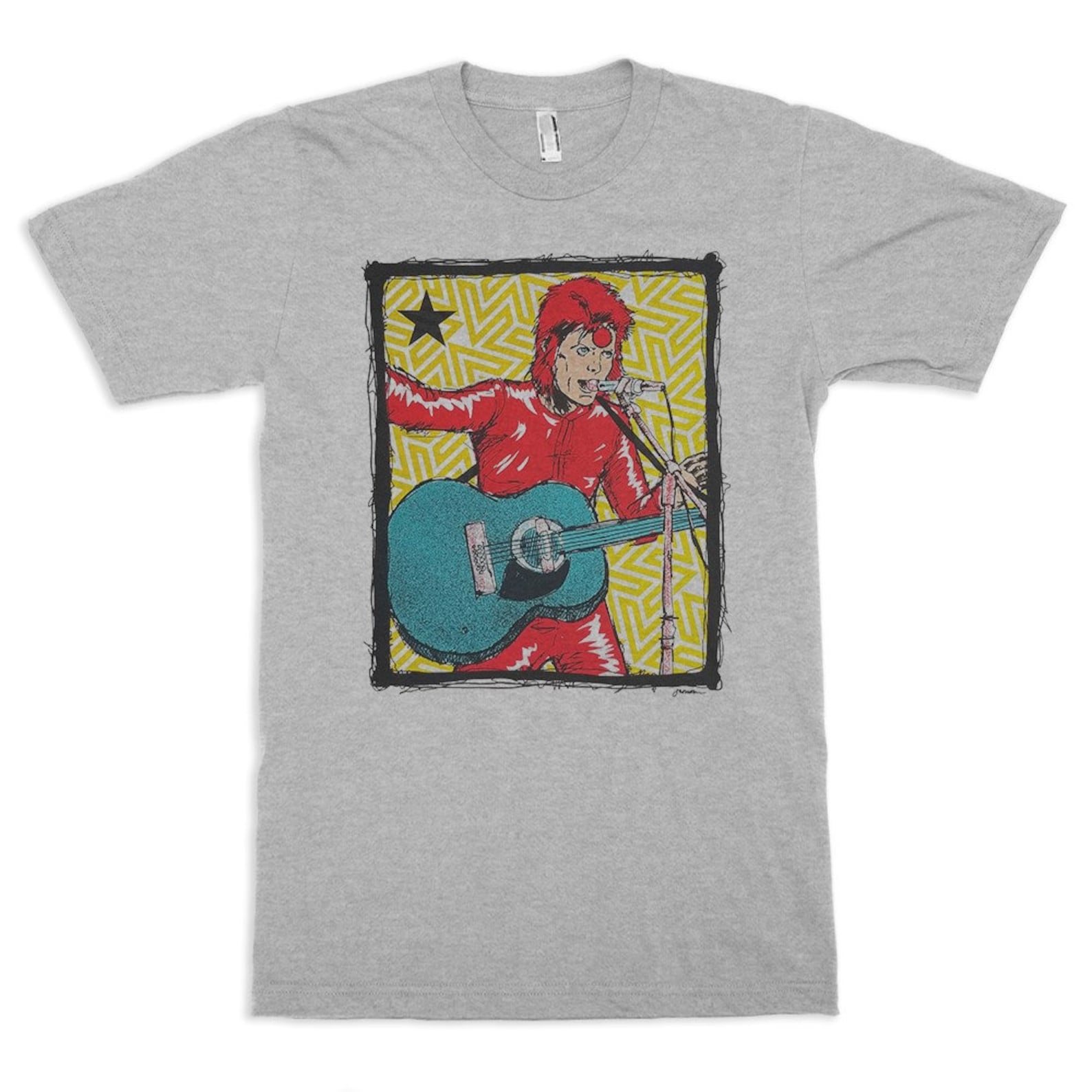 David Bowie Concert T-Shirt, Men s Women s Sizes (met-051) XL