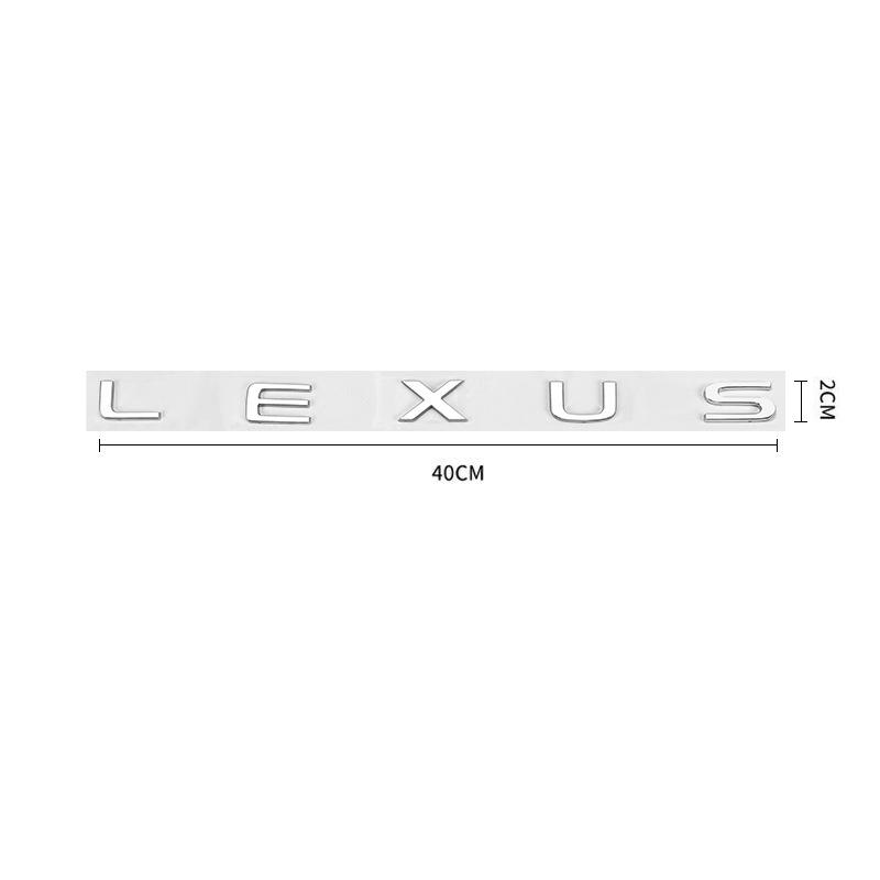 ABS Car Rear trunk sticker Accessories For Lexus F SPORT GX460 Ct200h IS250 ES 220D IS200 Fsport GS GX IS LS LX NX RX UX CT LC