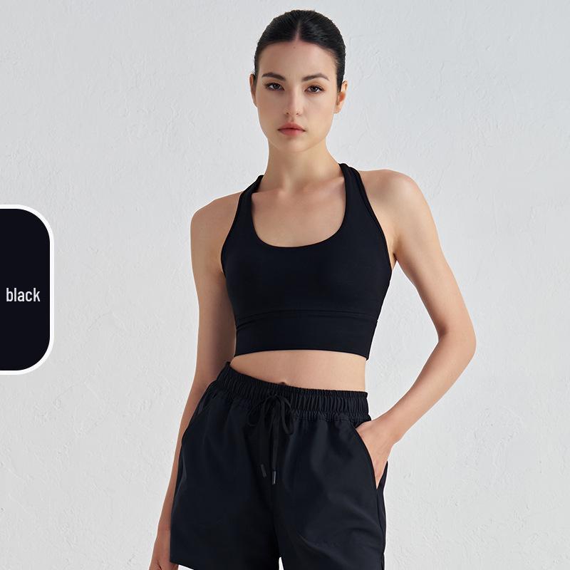 

Спортивный бюстгальтер NU с высокой степенью поддержки, с гоночной спинкой и вкладышами L