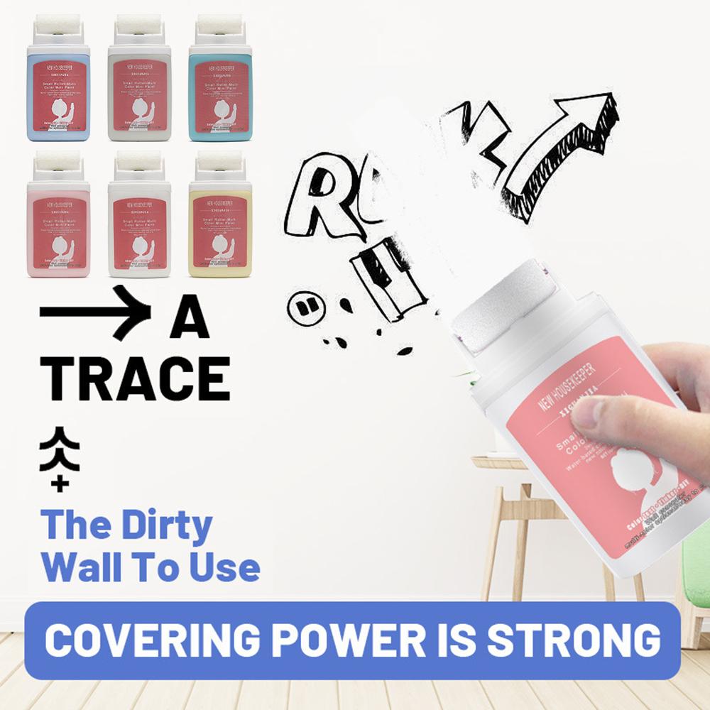 

Wall Repair Cream Rolling Wall Repair Paste Roller Small Roller Wall Patching Brush Small Rolling Brush Wall Latex Paint білий