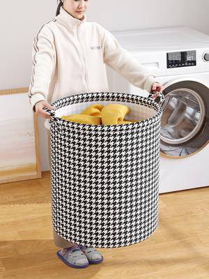 1 pezzo cesto portabiancheria pieghevole di grande capacità secchio portaoggetti cesto portaoggetti per il bagno organizer per la lavanderia cesto per la biancheria