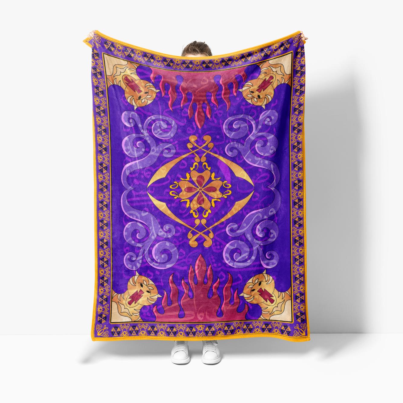 

American Retro pattern Customizable Cartoon Tapestry Bohemian Blanket Soft and comfortable blanket Customizable Gift 30x40in