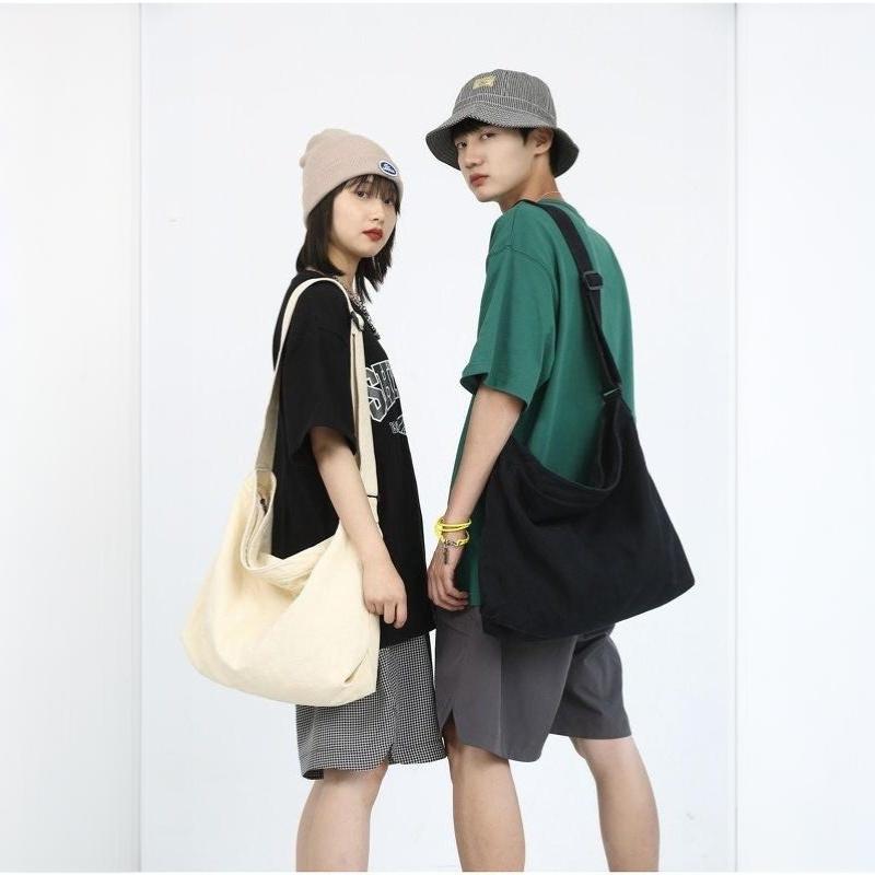New Season Japanese Style Messenger Bag Made Of Canvas Thickened Sturdy Retro Men Bag