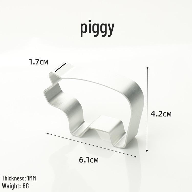 Keksform aus Aluminiumlegierung: Ananaskuchen, Weihnachten, & Ostern Ausstechform Backwerkzeug