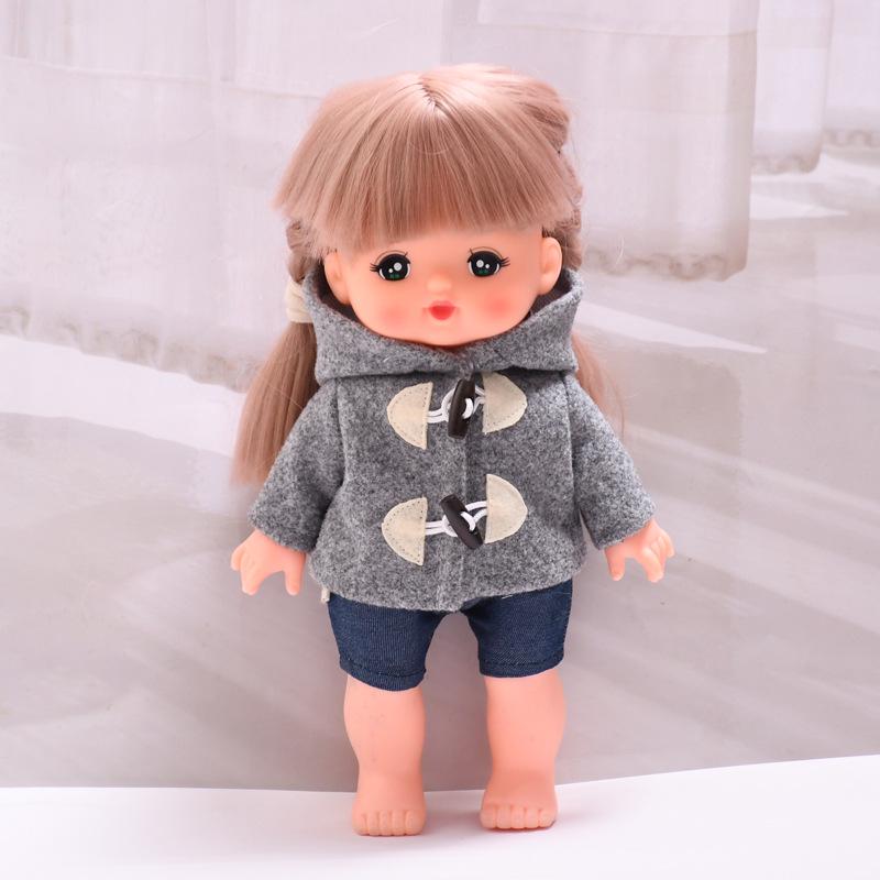 25cm Milu Tang Dynasty Doll Outfit Set - Coat and Jeans For 25cm Milu Doll