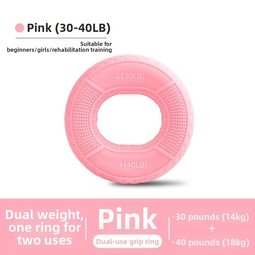 Finger Grip Circle Silicone Finger Grip Double Strength Training Ring Hand Strengthener For Adults