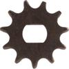 11 Teeth Steel Sprocket Bicycle Chain Wheel Replacement Part Square Hole 0.5 X 0.7in Inner Diameter