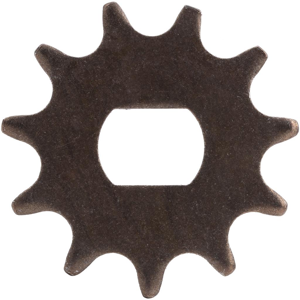 11 Teeth Steel Sprocket Bicycle Chain Wheel Replacement Part Square Hole 0.5 X 0.7in Inner Diameter