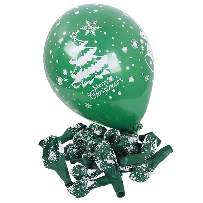 12-tums Förtjockade Snöflinga Julballonger för Dekorationer & Evenemang