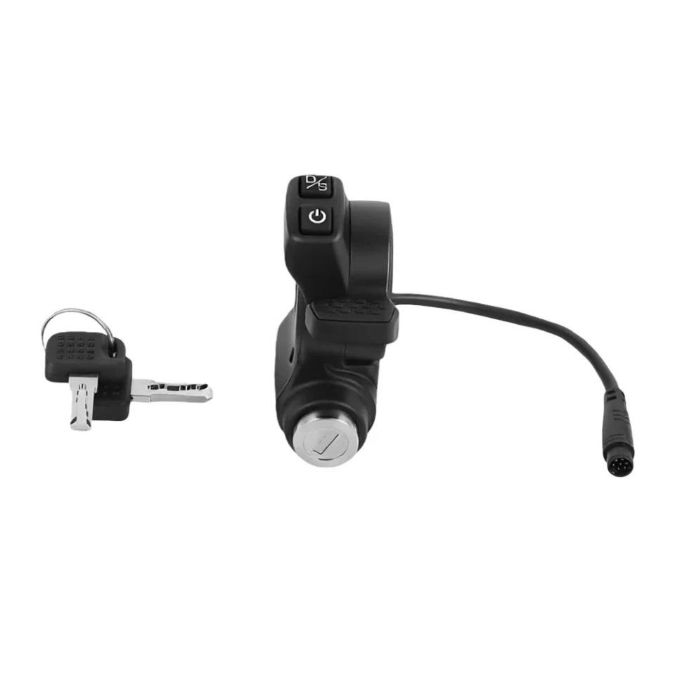 Security Throttle for Kukirin G2 Master E-Scooter Key Ignition Switch Thumb Accelerator Combo in Single Handlebar Control Unit Throttles 2