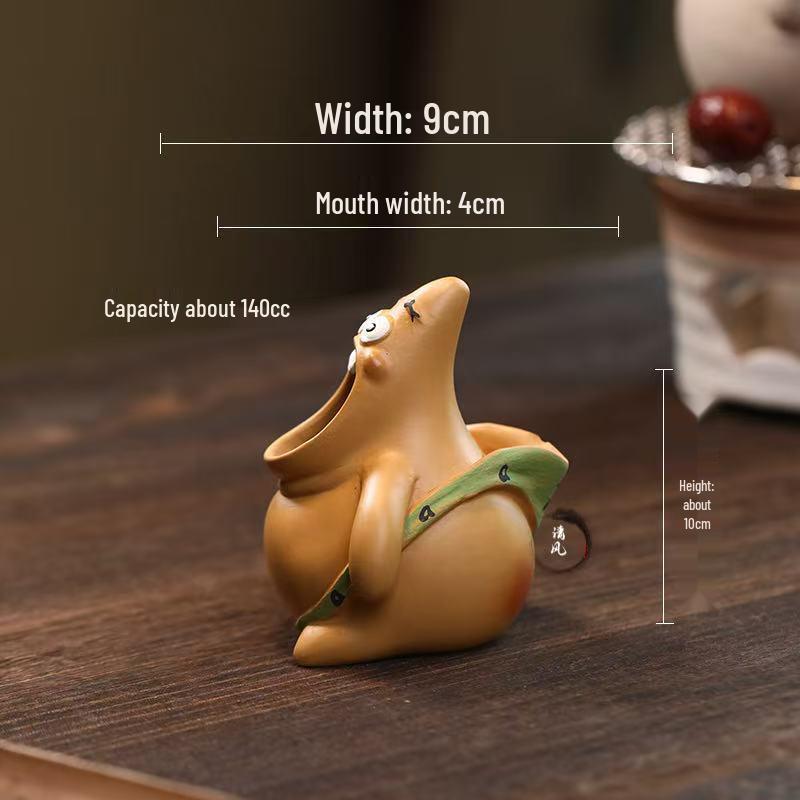 Yixing Zisha Patrick Star Teapot Set: Creative Tea Ceremony Cute Ornament