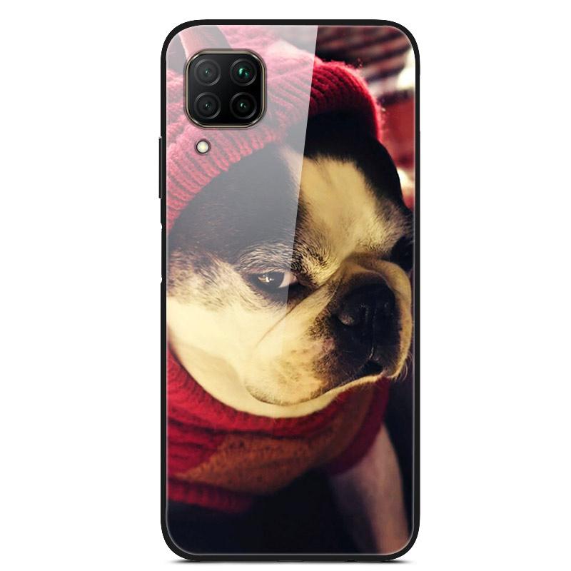 Luxury Cover Case for Huawei P40 Lite Tempered Glass Cover for Huawei P40 Lite E Phone Case for Huawei P 40 Lite Coque P40Lite E