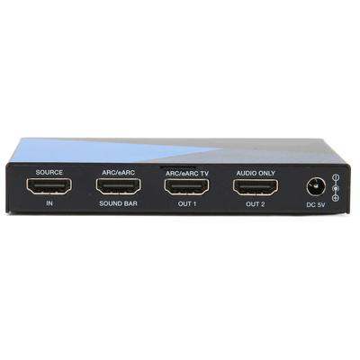HD Multimedia Interface Processor 4K 60Hz 18Gbps Extractor Converter ARC EARC Support 100‑240V US Plug
