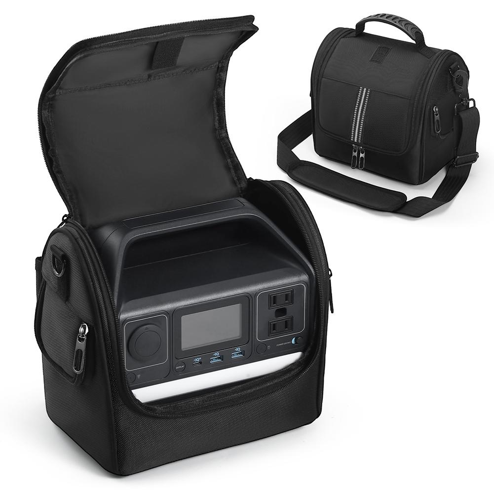 Carrying Case for Anker 521 Portable Power Station Bag Storage Case Travel Carrying Bag Anti-drop with Shoulder Strap & Handle