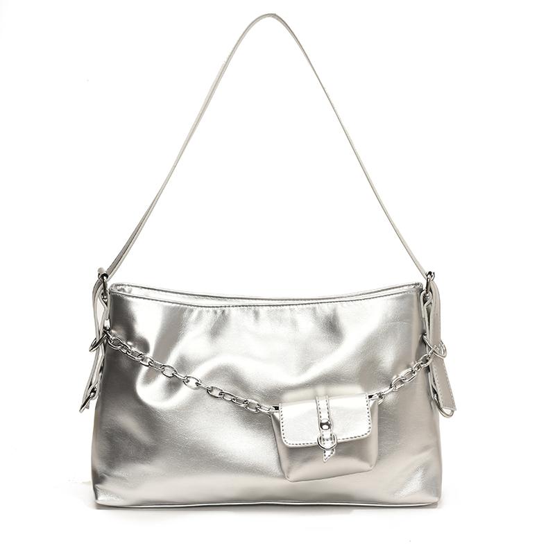 Ladies Trendy Shoulder Bag PU Leather Crossbody Bag Large Capacity Designer Handbag for Women