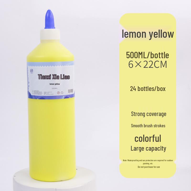 500ml Acrylic Graffiti Paint – DIY Color for Night Markets & Street Stalls