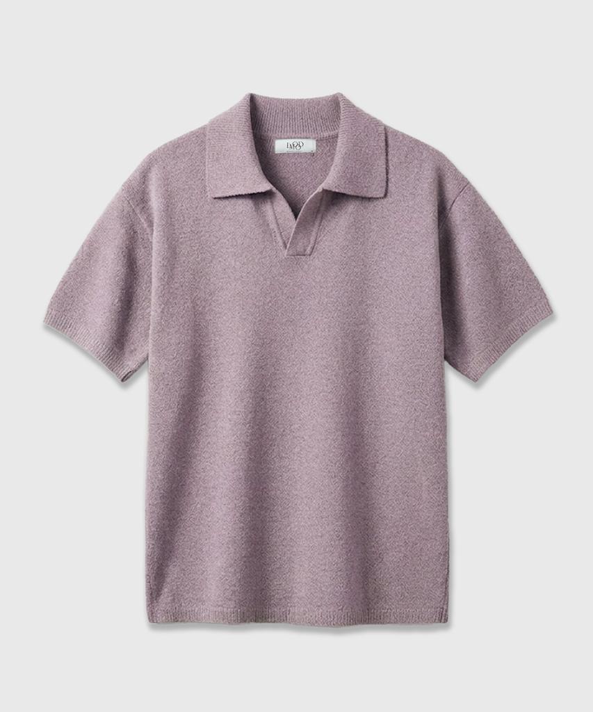 LMOOD Bang! Loose Collar Half Sleeve Knit ( 2 Colors )