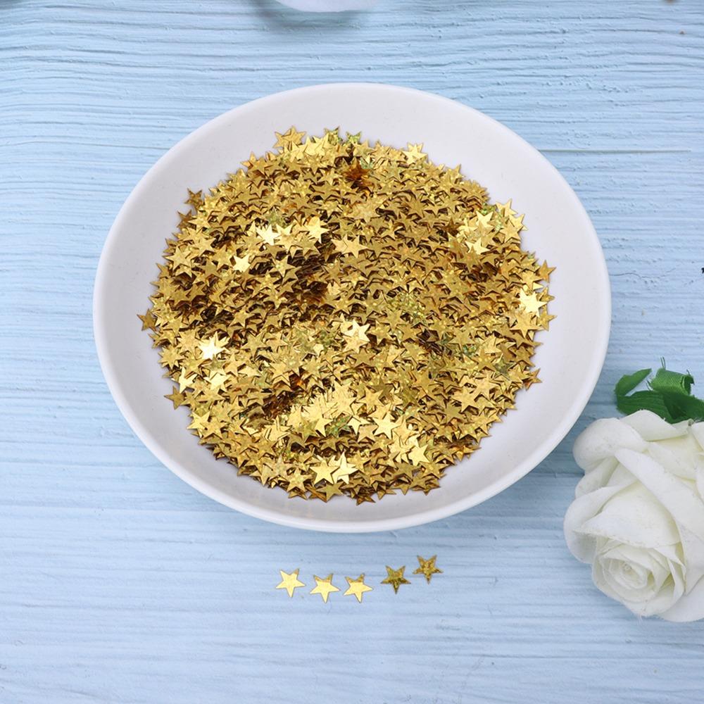60g PVC Material Star Confetti 10mm Size Confetti Decorative beads Party Decoration