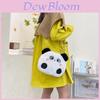2023 Cute Plush Panda Shoulder Crossbody Bag For Girls With Chain Strap Adorable