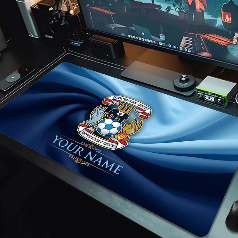 Coventry City Football Club Print Cushion Non-slip Laptop Tablet Big Mousepad XXL Mat Mini PC Playmat With Lock edge