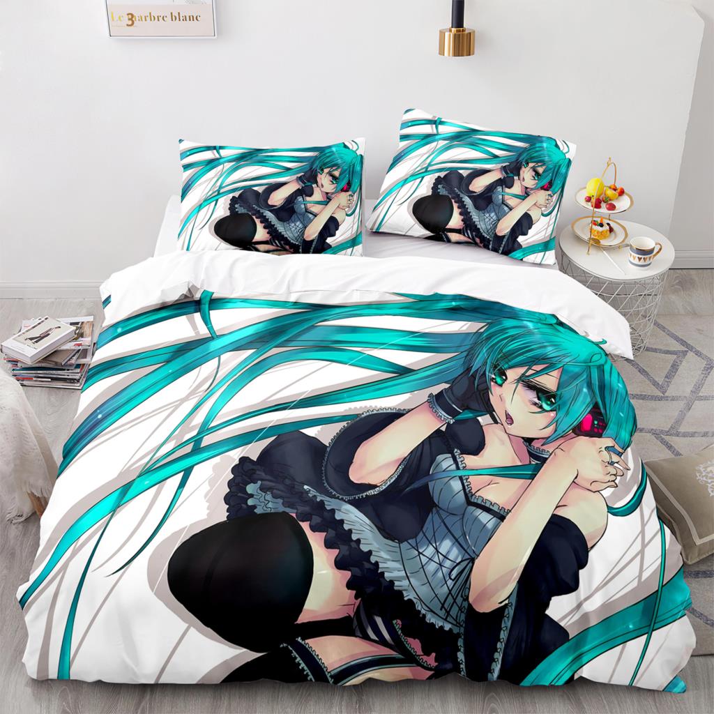 Beautiful Girl In The Future Bedding Set Single Twin Full Queen King Size Bed Set Aldult Kid Bedroom Three-piece Suit