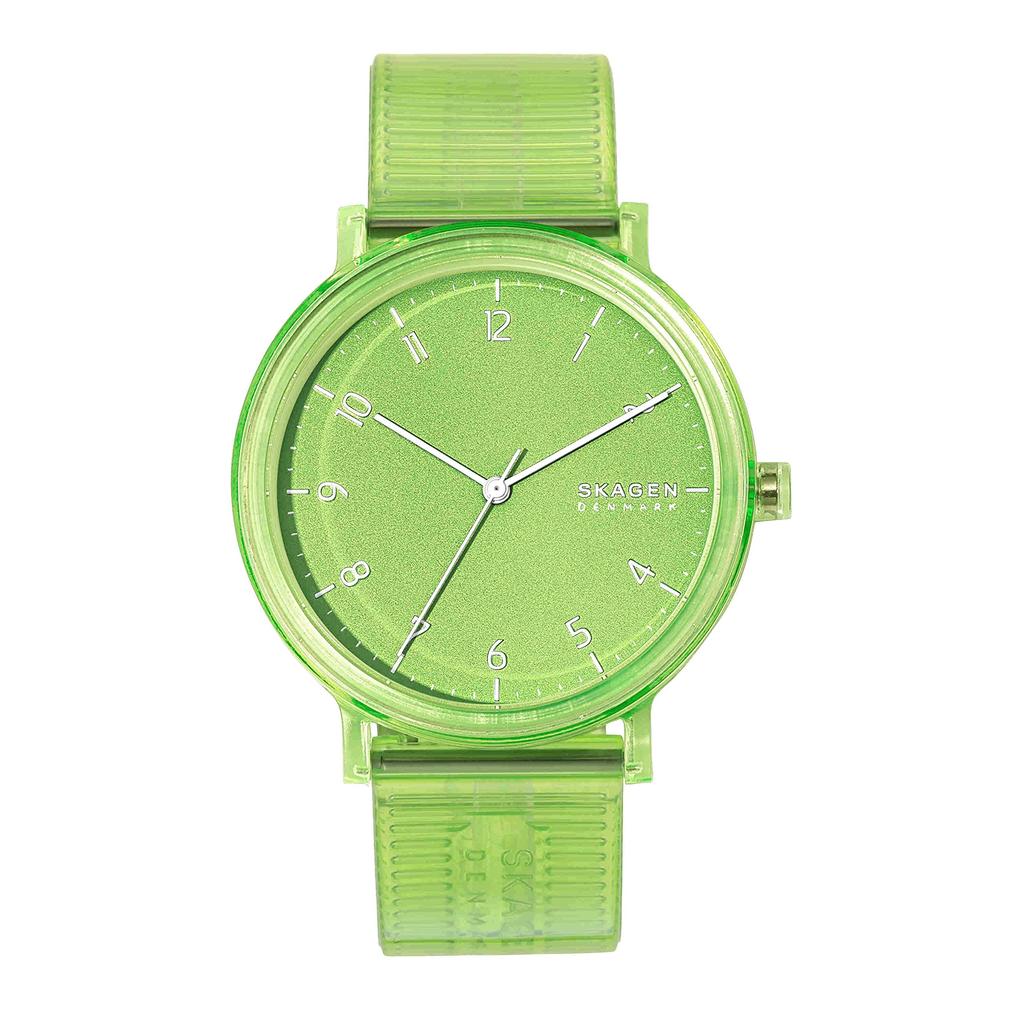 AAREN TRANSPARENT Three-Hand Green 41mm Watch