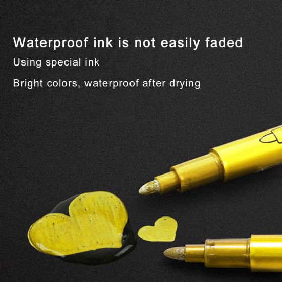 Zestaw 12 szt./pudełko długopisów żelowych Jasne, nasycone kolory Mocne pokrycie Klips Projekt Długopisy atramentowe Papier