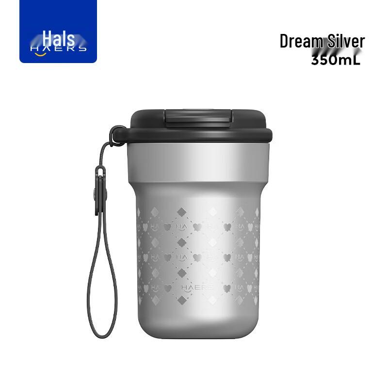 HAERS 316 Stainless Steel Dual-Drink Insulated Travel Mug