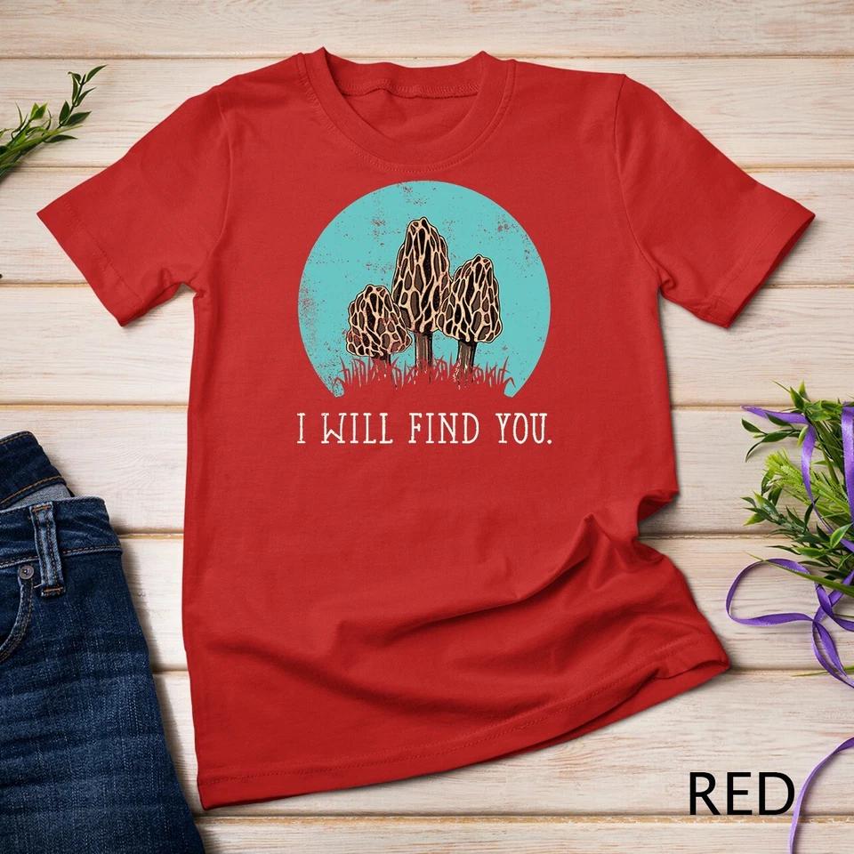 Hunting Morel Mushroom T-Shirt Unisex T-shirt 6 L