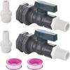 Hard Rain Barrel Faucet Kit Durable Rain Barrel Spigot Kit  Water Tanks