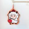 Cartoon Sheep Design Hanging Hand Towel Super Absorbent Thick Durable for Kitchen Bathroom Home Cleaning