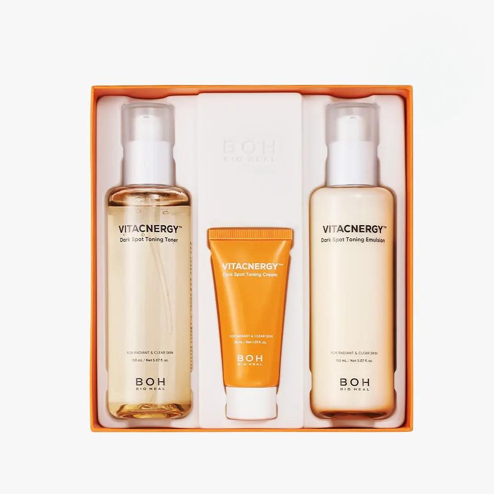 BIOHEAL BOH Vita Synergy Dark Spot Toning Skincare Set Brightening Care (Toner 150ml + Cream 150ml)